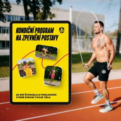 Kondiční program na zpevnění postavy 21 dní švihadla a posilování, které zpevní tvoje tělo a zlepší kondici.