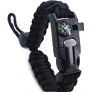 KPZ Outdoor Paracord 5 v 1 nastavitelný černá