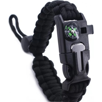 KPZ Outdoor Paracord 5 v 1 nastavitelný černá