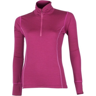 Sensor merino Active W dl.r. zip lila