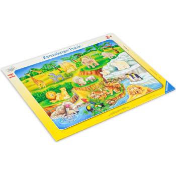 Image 1 of Ravensburger Пъзел Ravensburger от 14 части - Посещение в зоопарка (06052)