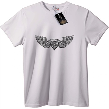 NOONEBRAND Тениска Крилат Диамант - L, White