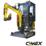 Cimex Верижен мини багер с чупеща стрела и кабина Cimex CHE12RS-CAB-SB/ 11.6 к. с (CHE12RS-CAB-SB)