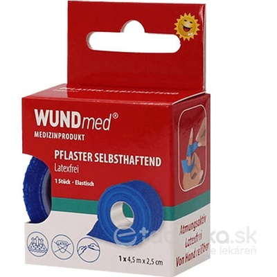 WUNDmed Elastická náplasť samodržiaca 2, 5 cm x 4,5m