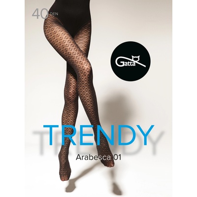 Gatta Arabesca 01 Tights Nero 3-M