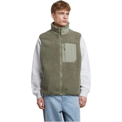 Urban classics Потник Urban classics Sherpa vest - Green (Pale Green)