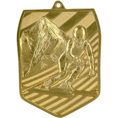 TROFEJE.sk Medaila MD8055 lyžovanie zlato