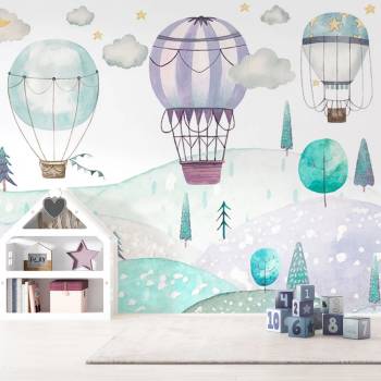 Image 1 of Art gift Фототапет - Полет с балон