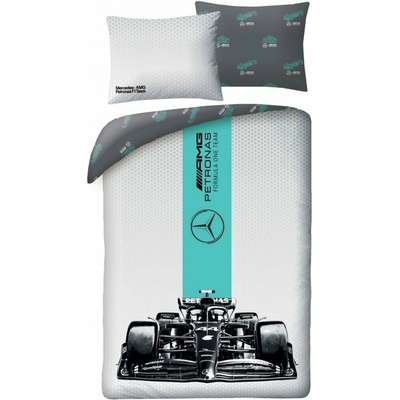 Halantex obliečky Mercedes-AMG Petronas Formula One Team 100% bavlna 70x90 140x200