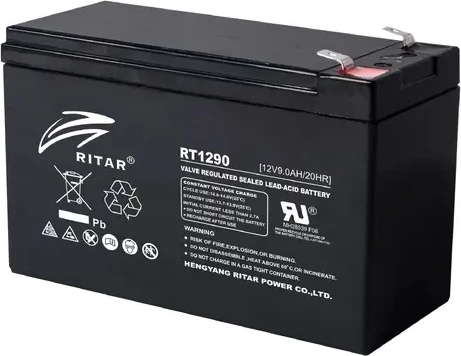 Ritar Оловна батерия RITAR, (RT1290) AGM, 12V, 9Ah, 151/ 65/ 94 mm, Терминал2 (RITAR-RT1290)