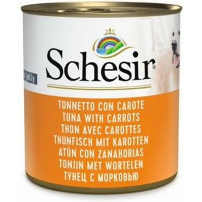 Schesir Dog Adult tuňák mrkev 285 g