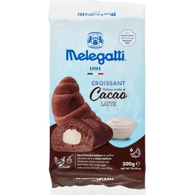 Melegatti kakaové croissanty s mliečnou plnkou 300 g