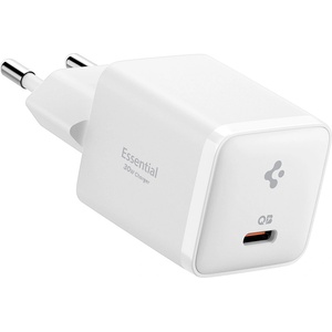 Spigen Зарядно устройство Spigen Essential EE301EU (ACH09492) - Type-C, 30W - Бяло