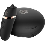Rosy Gold Licking Stimulator with Luxury Charging Case Black