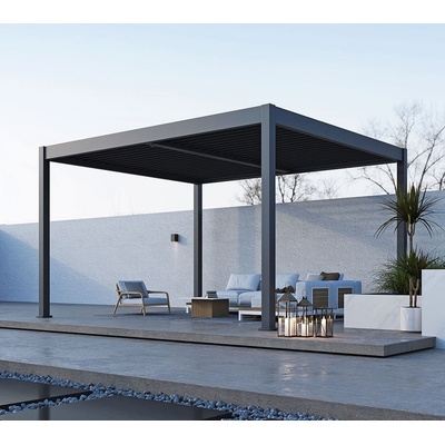 Paragon Outdoor Grand Tuscan 1214 hliníková pergola, antracit 370 x 433 x 256 cm ST02220