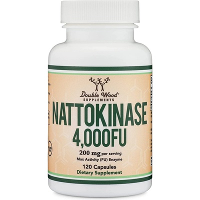 Double Wood Supplements Nattokinase, 120 капсули, Double Wood