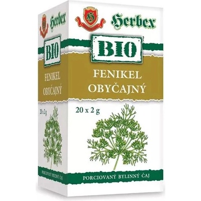 HERBEX BIO FENIKEL OBYČEJNÝ bylinný čaj 20 x 2 g