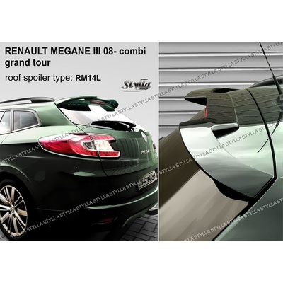 Spoiler zadných dverí horný Renault Megane III 2008-2015