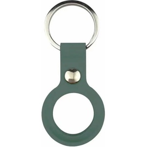 JC Силиконов ключодържател за Apple AirTag - JC AirTag Silicone Keyring (тъмнозелен)