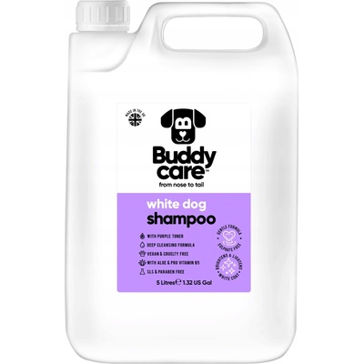Buddycare Šampon pro psy White Dog 5 l