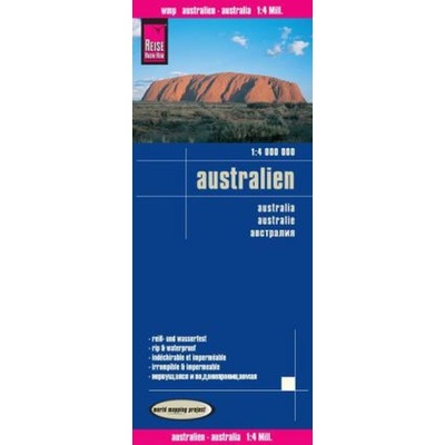 World Mapping Project Reise Know-How Landkarte Australien 1:4.000.000 . Australia / Australie