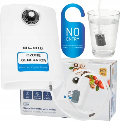 Blow OZONOVÝ GENERÁTOR, OZONIZÁTOR NA POTRAVINY, ČISTIČ VODY, OVOCIA, ZELENINY, JEDLA