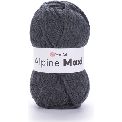 Yarn Art příze Alpine Maxi 664 antracitová