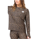 Eivy Дамска долна блуза с дълъг ръкав Eivy Women's Versa Loose Fit Top Longsleeve - Leopard (114-3624-0215)