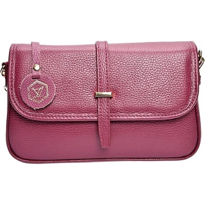 Luisa Vannini dámska kožená crossbody kabelka LV 1938 Vino
