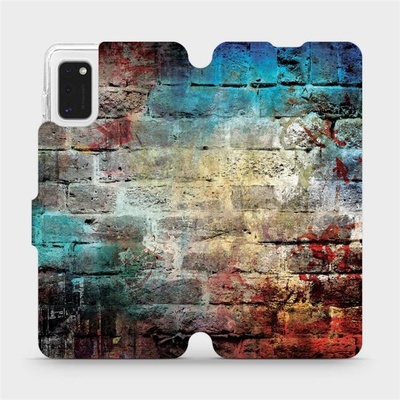 Pouzdro Mobiwear parádní flip Samsung Galaxy A41 - V061P Zeď