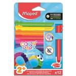 Maped Комплект цветни моливи, триъгълни, MAPED ColorPeps Infinity Kidy", 12 различни цвята 864600 (864600)