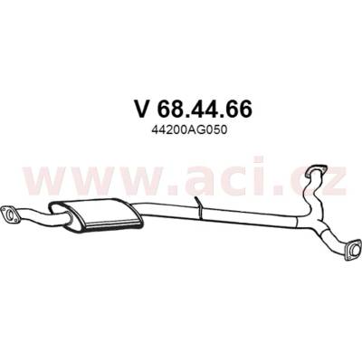 Střední díl výfuku FENNO/IMASAF ACI V 68.44.66