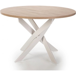Marckeric Кръгла трапезна маса с дъбов плот ø 120 cm Ther - Marckeric (16152_EX)
