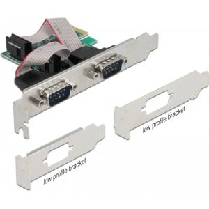 Delock PCI Express карта с 2 x RS-232 серийни порта