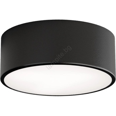 Temar Таванен осветител за баня със сензор CLEO - 1xE27/24W/230V, Ø20 см, IP54, черен (TM0192)