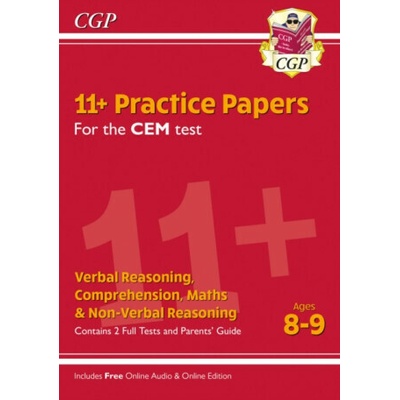 New 11+ CEM Practice Papers - Ages 8-9 (with Parents' Guide & Online Edition) (CGP Books)(Paperback / softback)