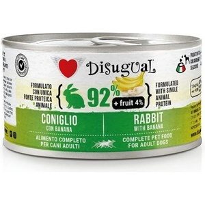 Disigual Консерва куче disugual fruit за пораснали кучета от всички породи - 92% заешко месо и 4% банан, ПАСТЕТ - petpet - 3,49 лв