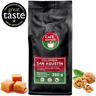 Café Montaña Colombia San Agustín mletá káva Espresso 250 g