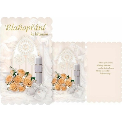 Blahopřání ke křtinám - přání