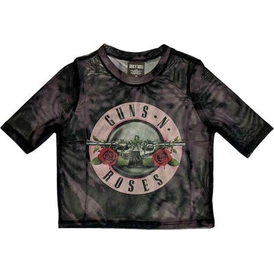 Guns N' Roses Pink Tint Bullet Logo Black M Дамски Риза (GNRMCT142LB02)