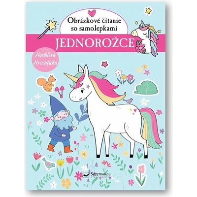 Jednorožce obrázkové čítanie so samolepkami