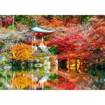 Bluebird Puzzle - Puzzle Temple Daigo-ji en Automne, Kyoto - 500 piese