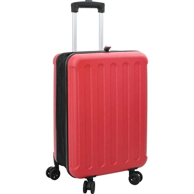 vidaXL Куфар с заключване Червено 43 x 27 x 66 см ABS пластмаса (42006247)