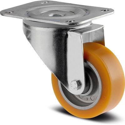 TENTE KOLEČKA Kolečko pro vysoké zatížení 100mm, otočné, plotýnka, 3470ITP100P62 smart