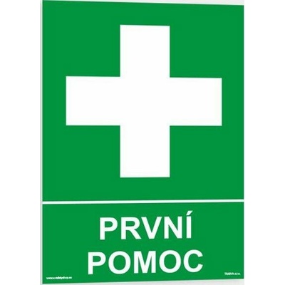 Traiva s.r.o První pomoc Verze: Plast 148 x 210 mm (A5) tl. 0.5 mm - Kód: 10570