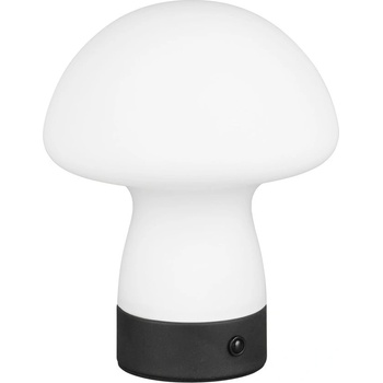 TRIO LED настолна лампа в матово бял цвят със стъклен абажур (височина 18 cm) Dooley - Trio (R54981131)