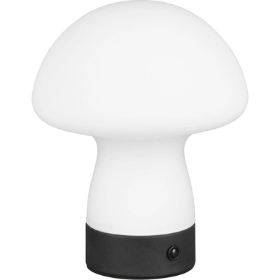 TRIO LED настолна лампа в матово бял цвят със стъклен абажур (височина 18 cm) Dooley - Trio (R54981131)