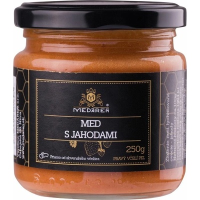 Medáreň Med s jahodami 250 g
