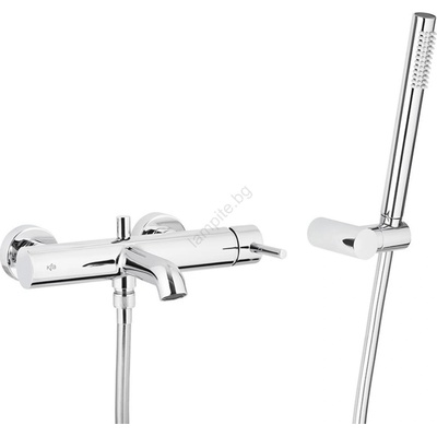 Armatura 5034-520-00 - К-кт за баня със смесител MOZA лъскав хром (KF0035)