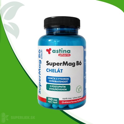 Astina SuperMag B6 chelat 100 kapsúl